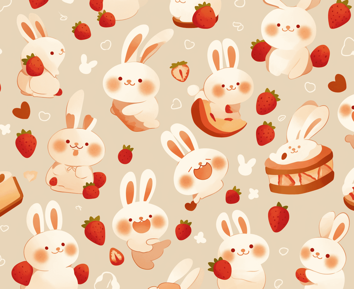Bunny 345 original repeating artwork