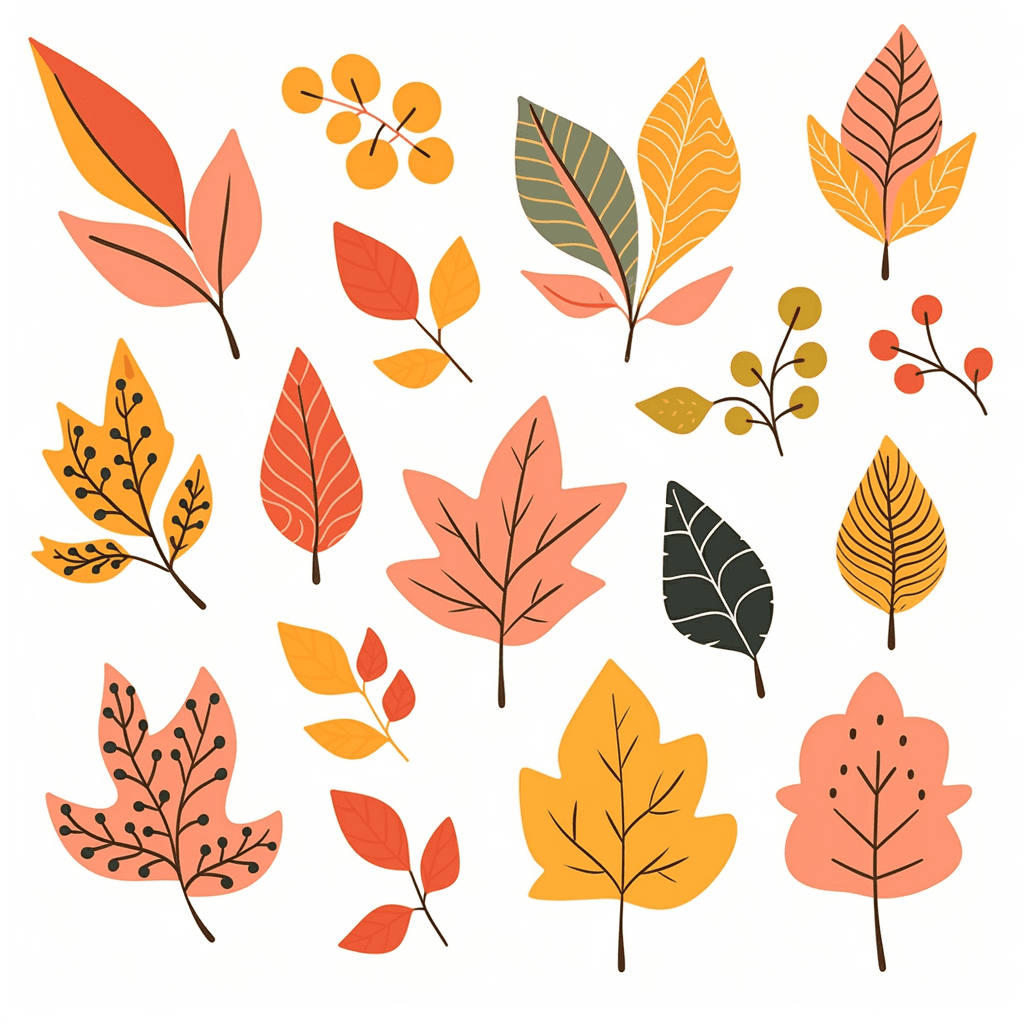 Leaves Spark original repeating artwork