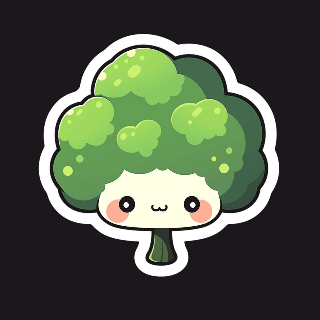 Broccoli original repeating artwork