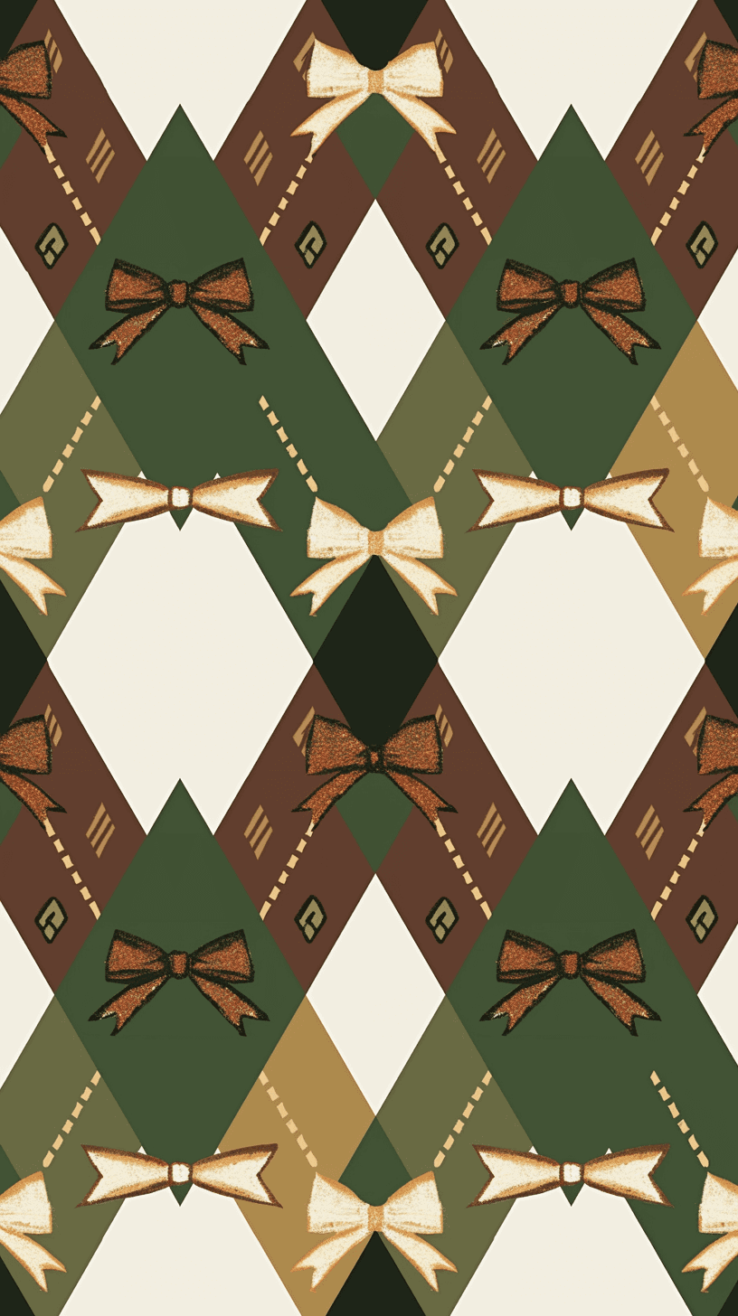 Bow 174 original repeating artwork