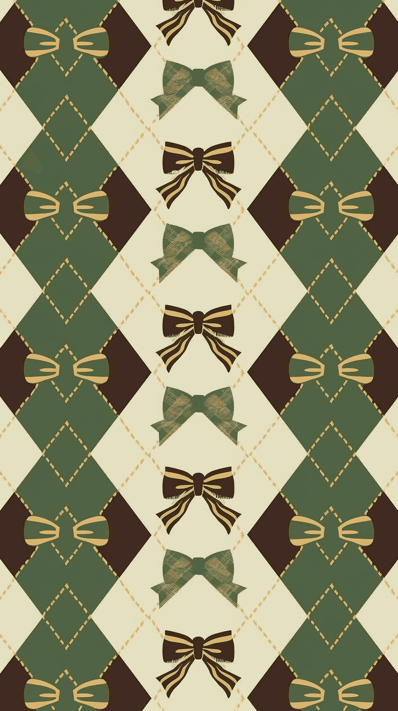 Bow Party original repeating artwork
