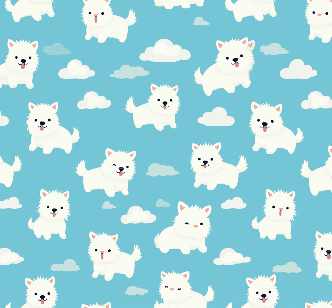 Dog 136 original repeating artwork
