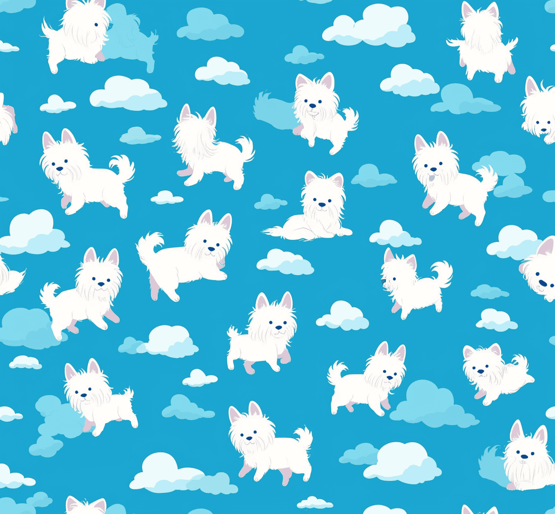 Dog 134 original repeating artwork