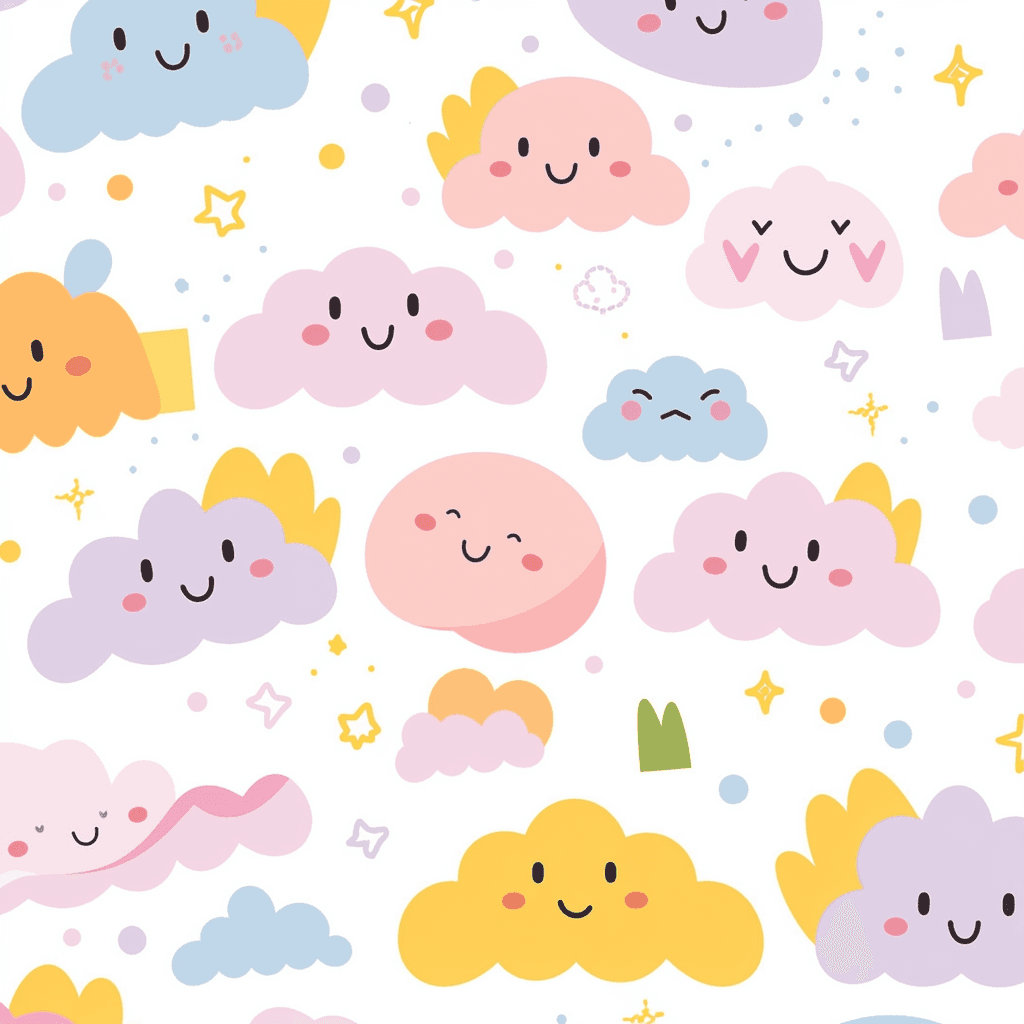 Cloud Edition original repeating artwork