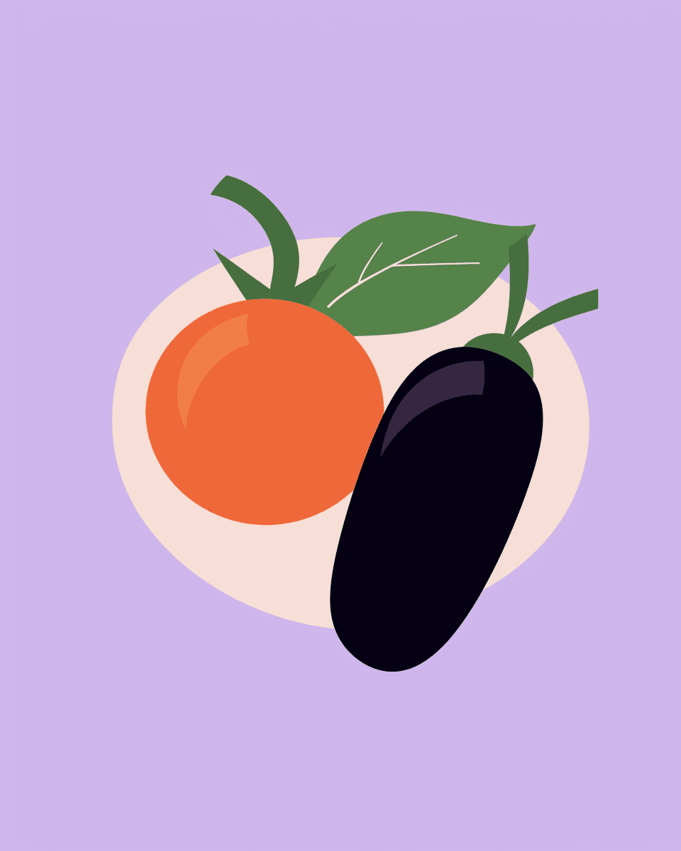 Veggies Sprint original repeating artwork