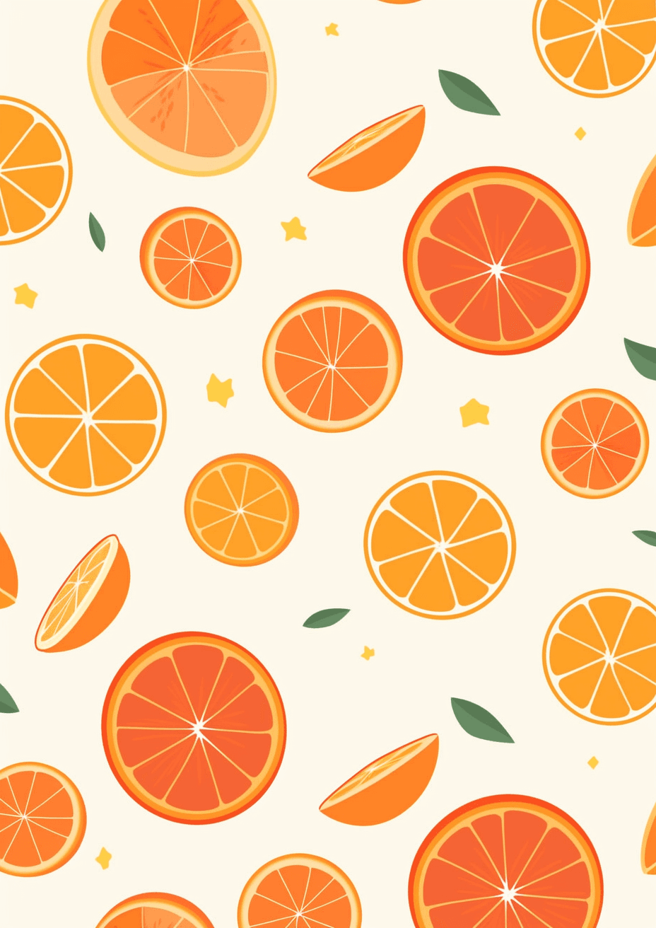 Fruit Chase original repeating artwork