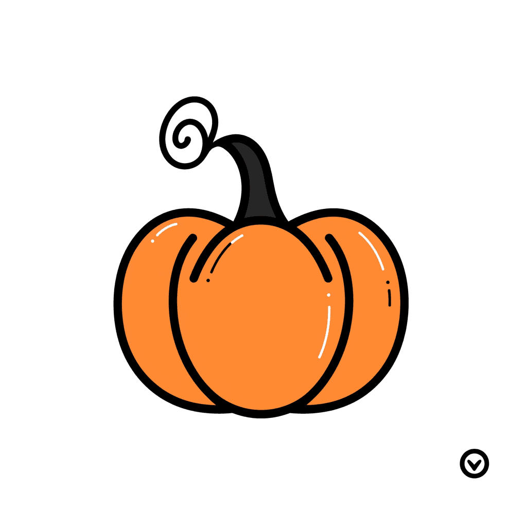 Pumpkin Crew original repeating artwork