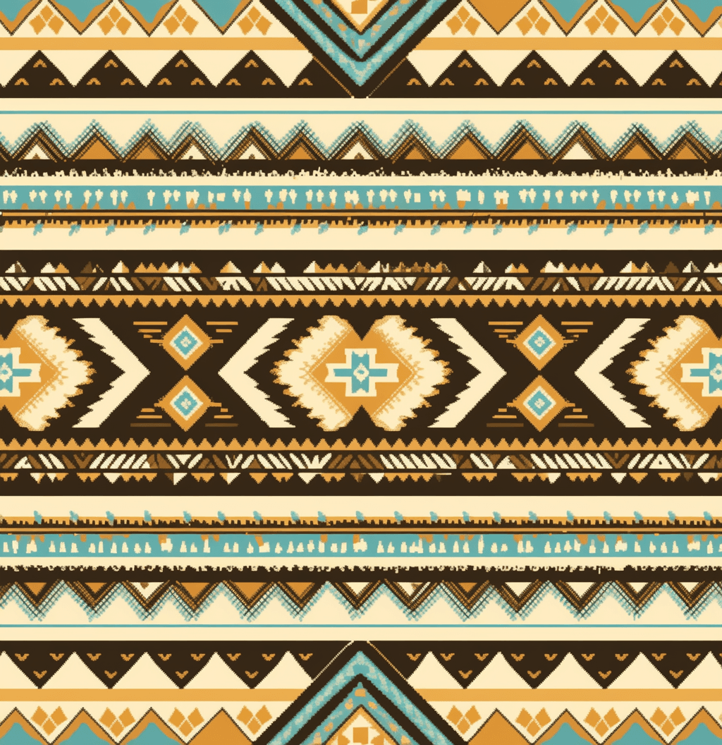 Boho Tribe original repeating artwork