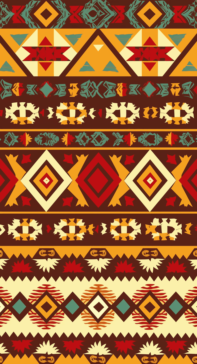 Boho Chase original repeating artwork