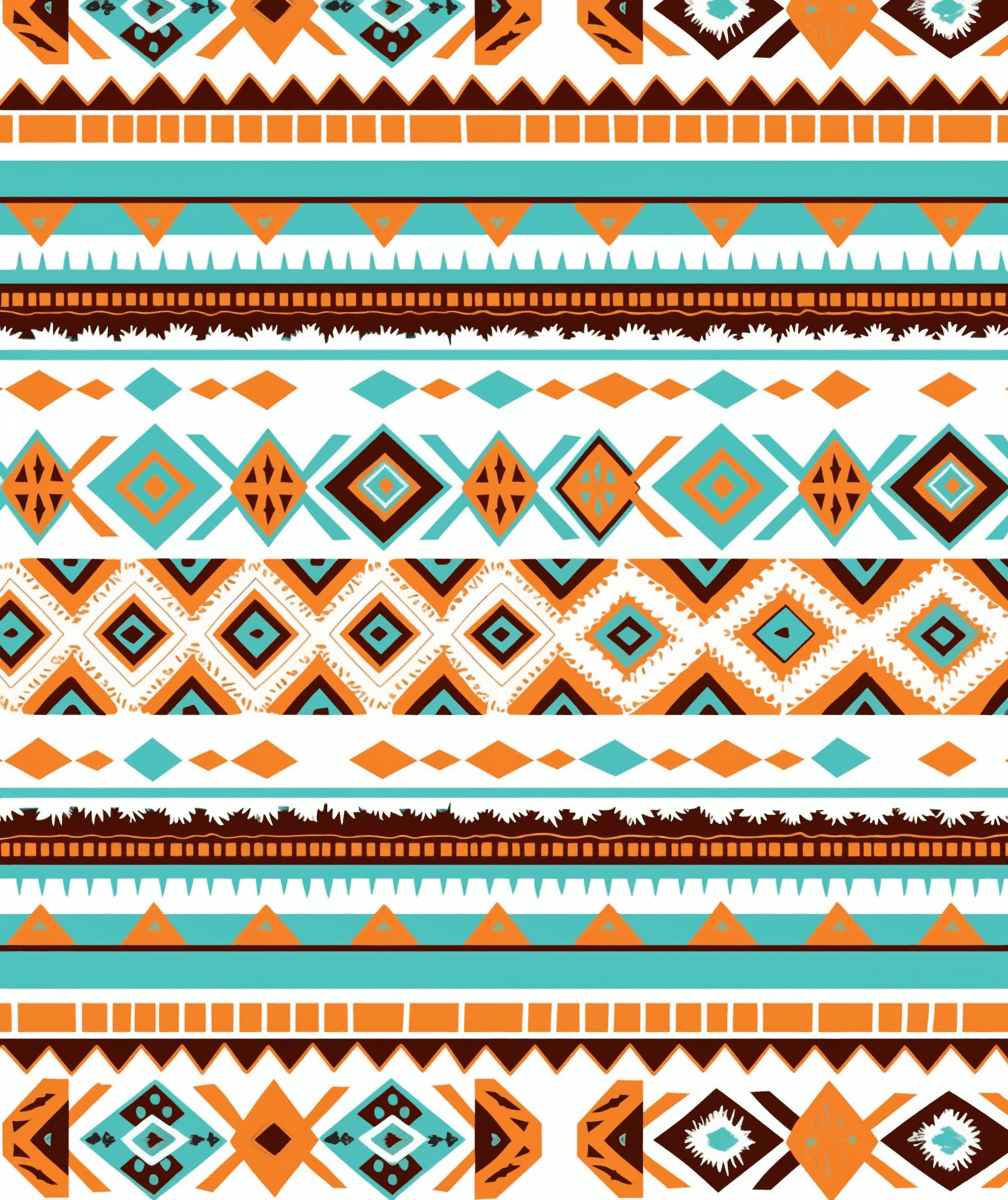 Boho Studio original repeating artwork