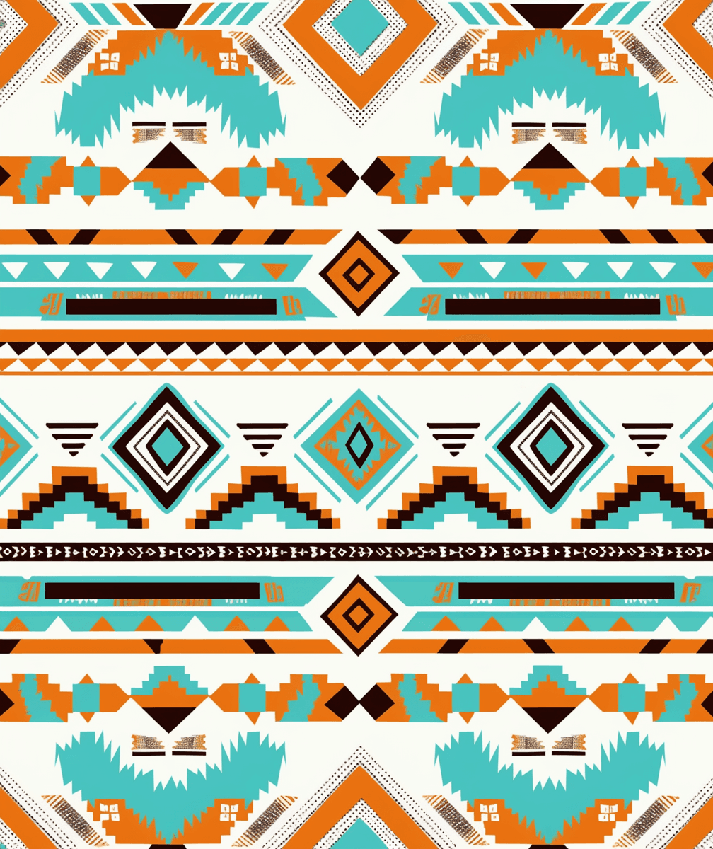 Boho Blast original repeating artwork