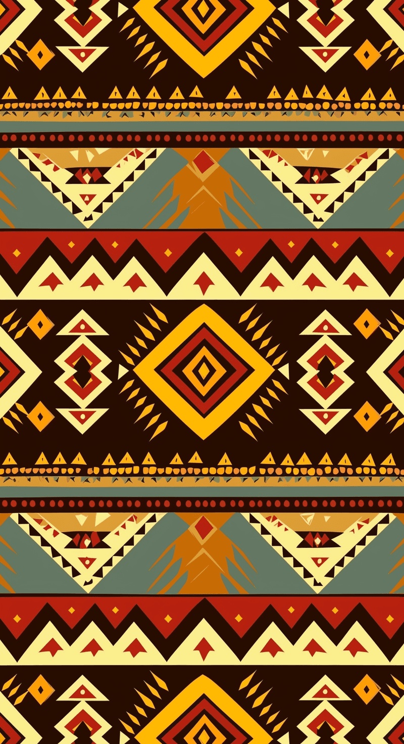 Boho Archive original repeating artwork