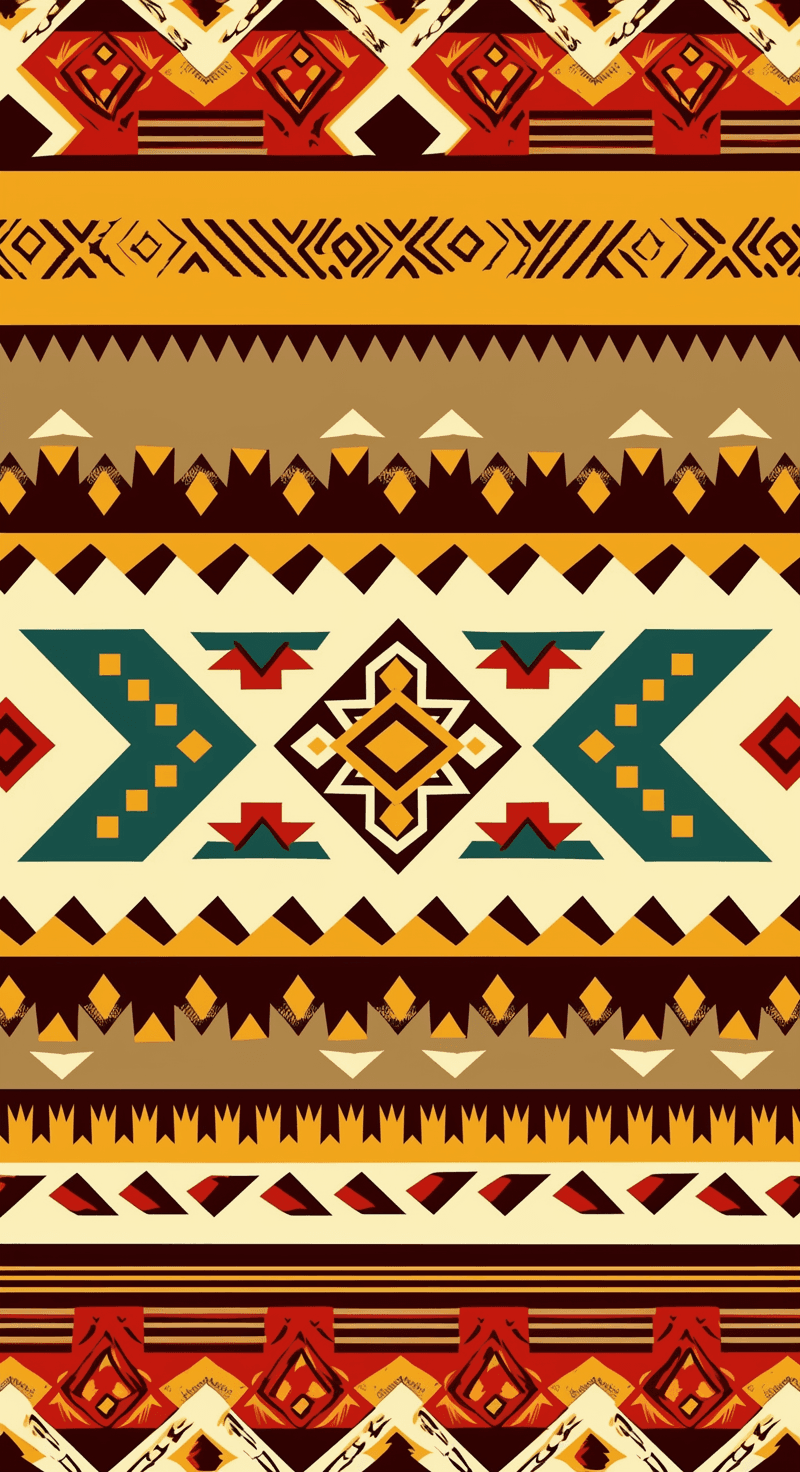 Boho Midnight original repeating artwork