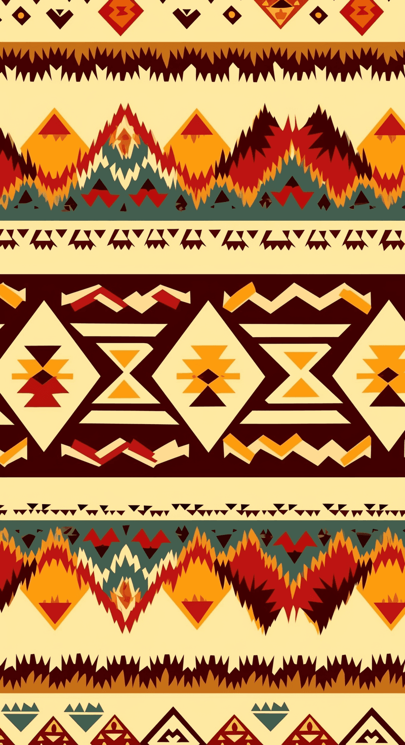 Boho Bright original repeating artwork