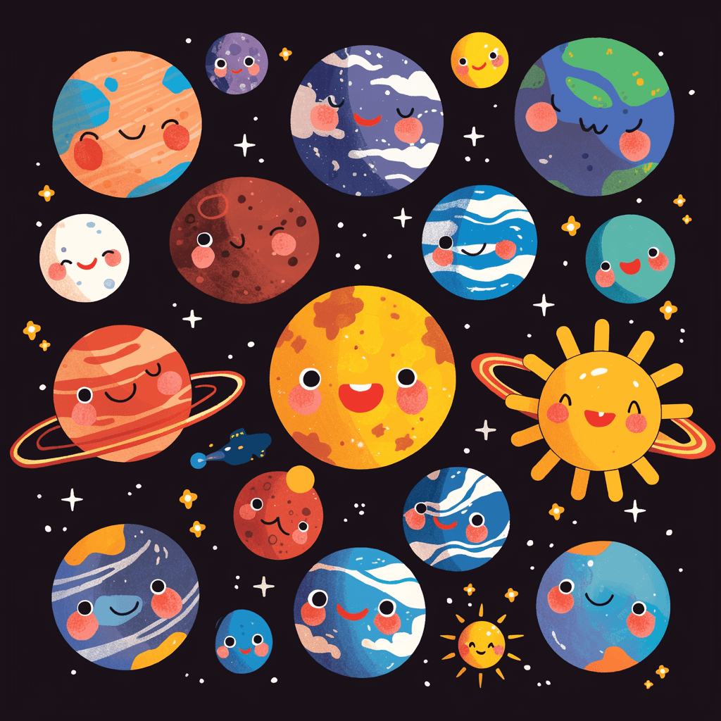 Planet Daybreak original repeating artwork