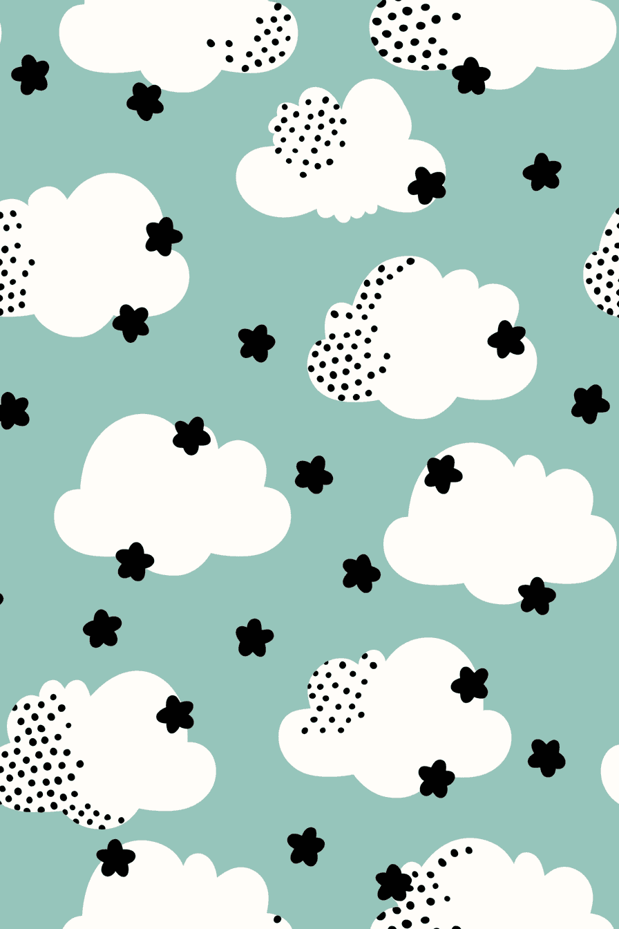 Cloud Rooftop original repeating artwork