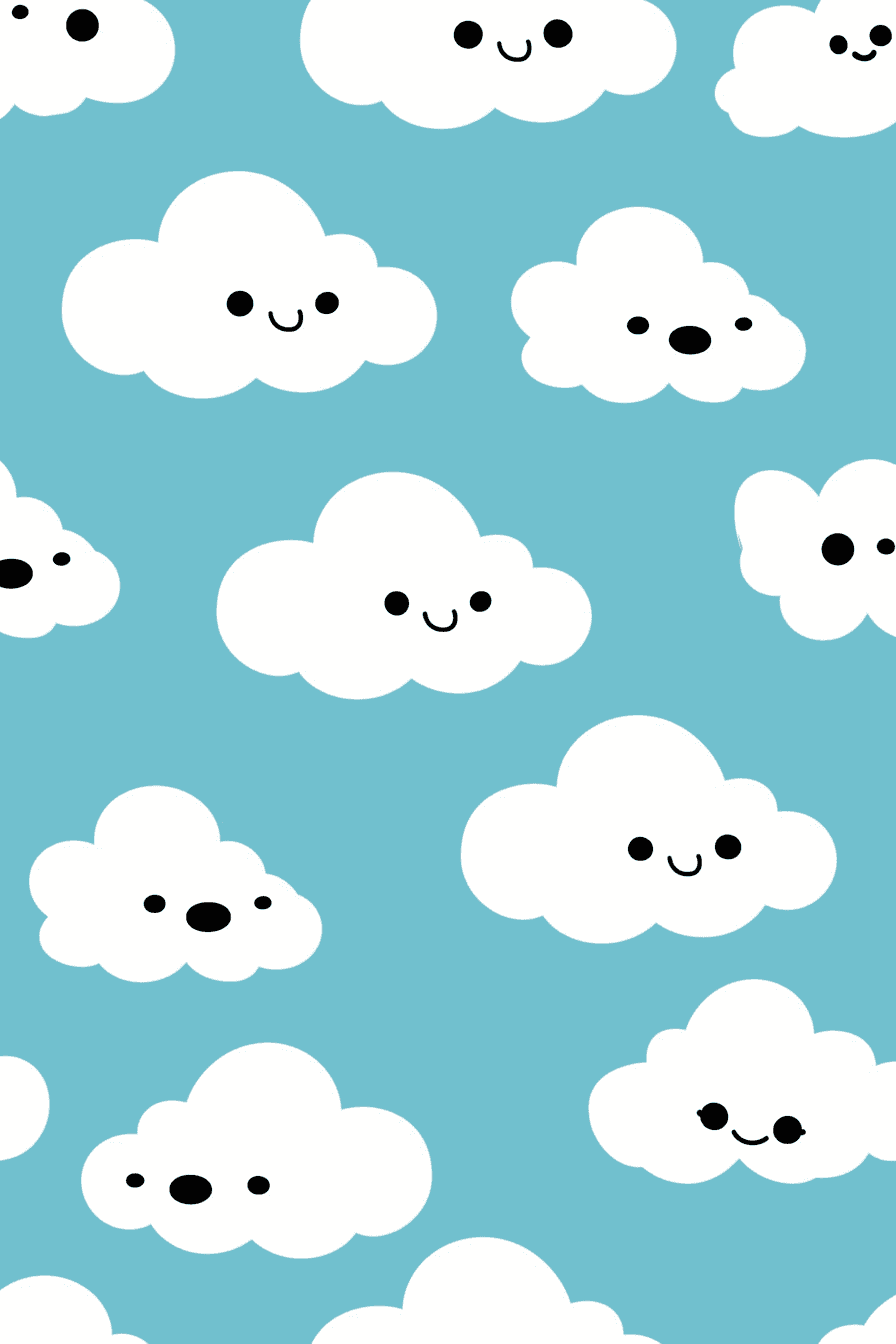 Cloud Corner original repeating artwork