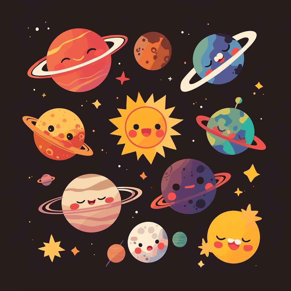 Planet Dawn original repeating artwork