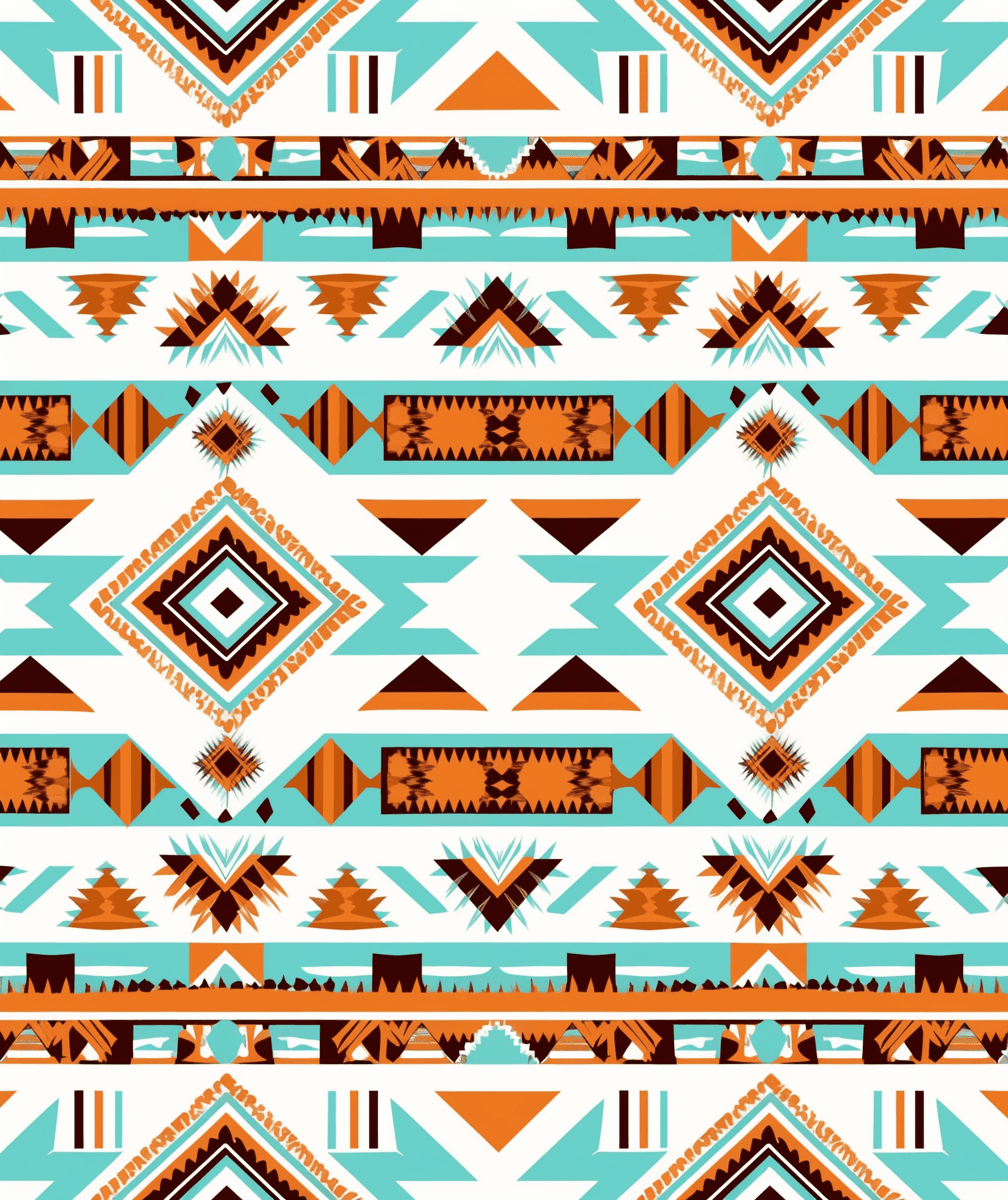Boho Flow original repeating artwork