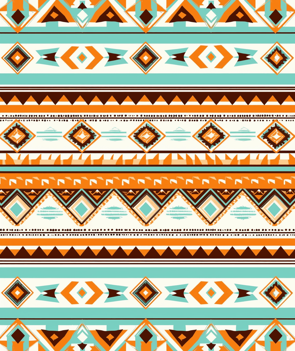 Boho original repeating artwork