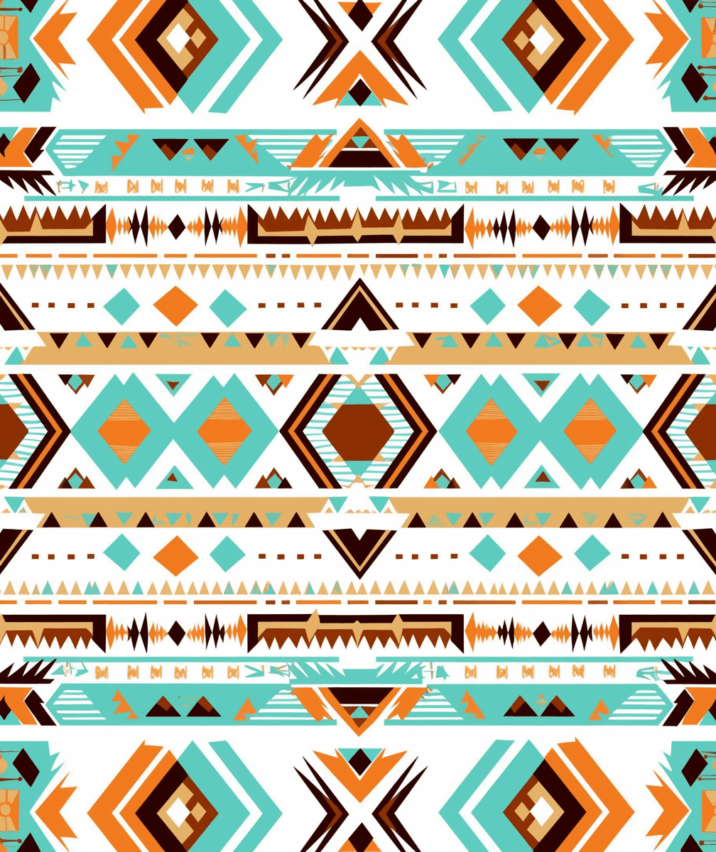 Boho Noon original repeating artwork