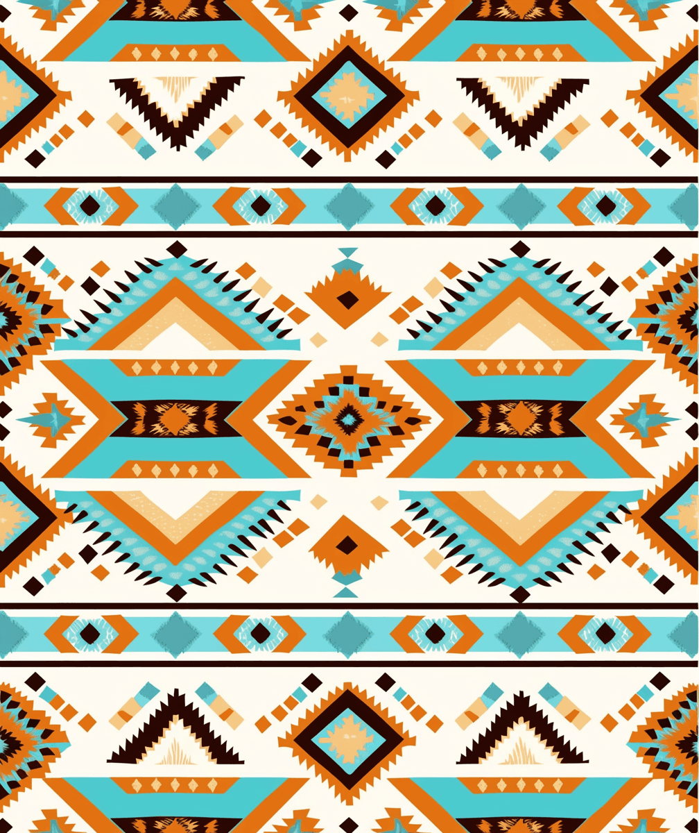 Boho Rush original repeating artwork