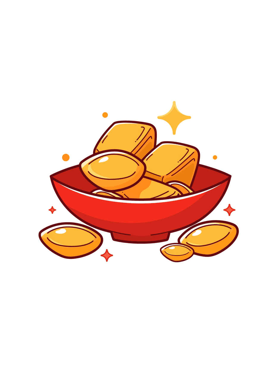 Gold Ingot Team original repeating artwork