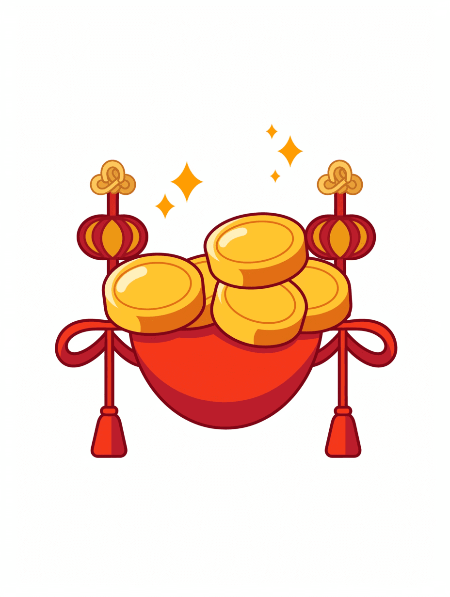 Gold Ingot Gang original repeating artwork