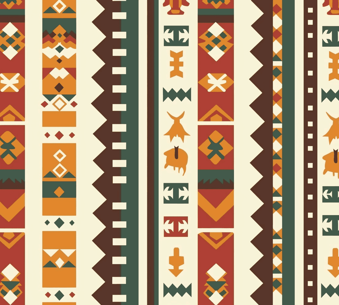 Boho Night original repeating artwork