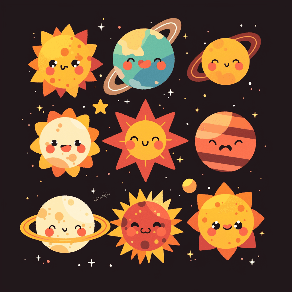 Planet Hue original repeating artwork