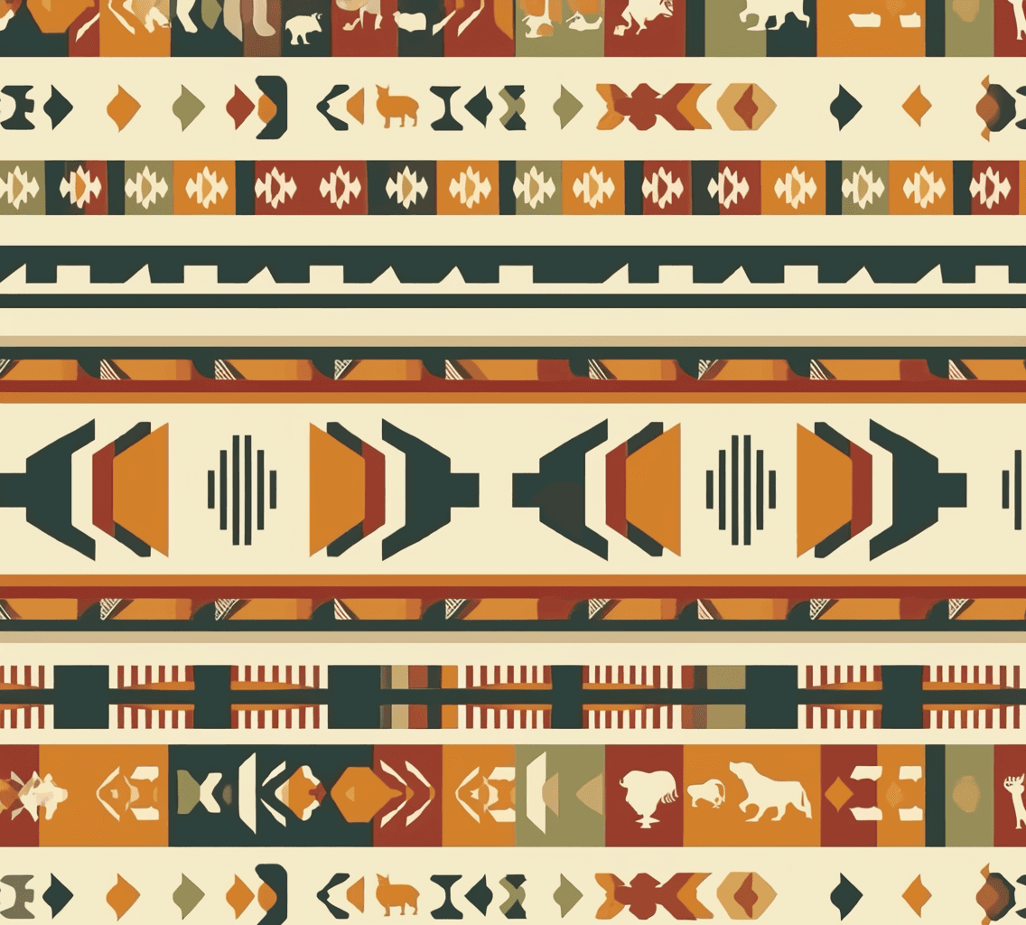 Boho Street original repeating artwork