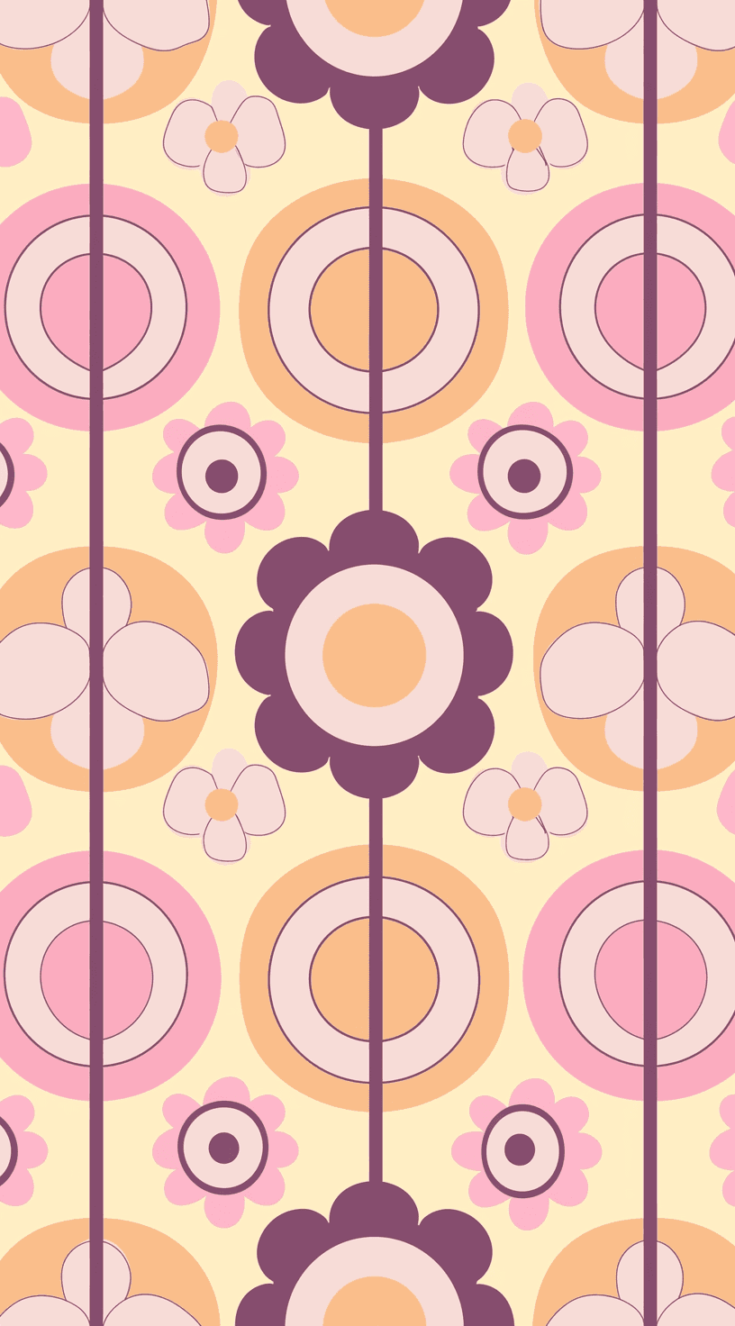 Pink original repeating artwork