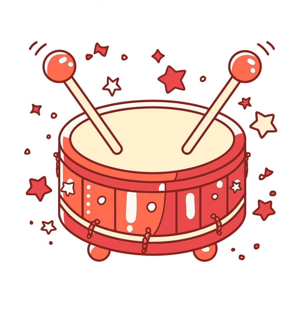 Drum 001 original repeating artwork