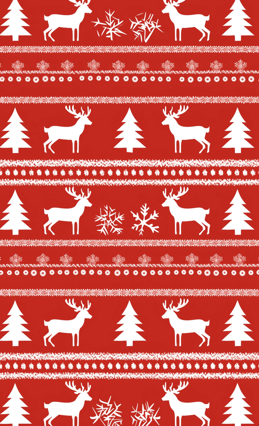 Christmas East original repeating artwork