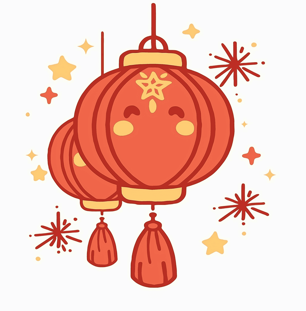 Lantern Squad original repeating artwork