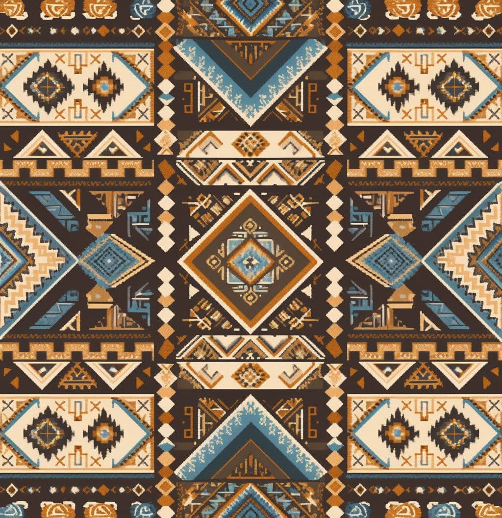 Boho Pop original repeating artwork