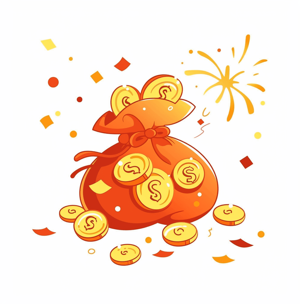 Money Bag Pals original repeating artwork