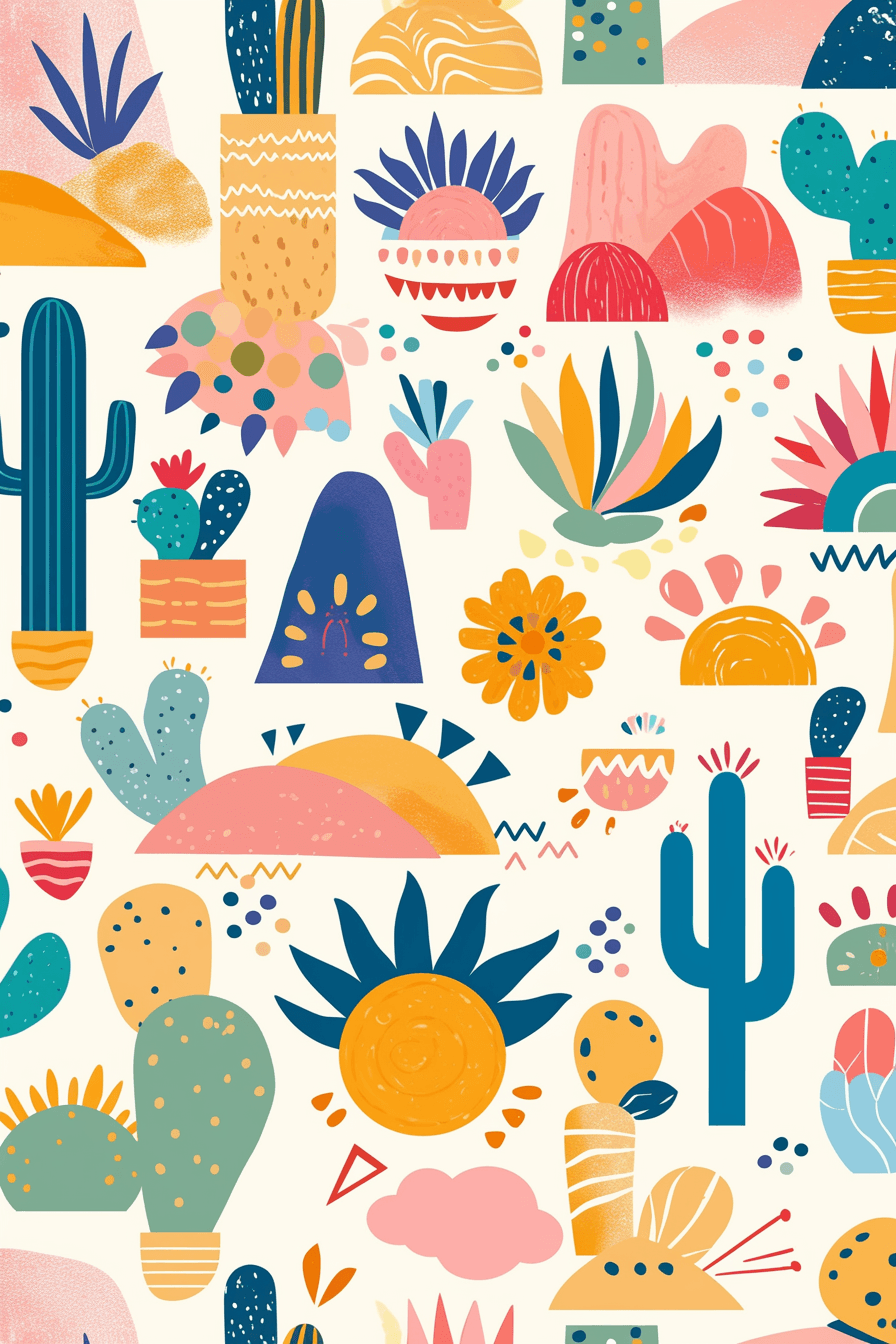People Crew original repeating artwork
