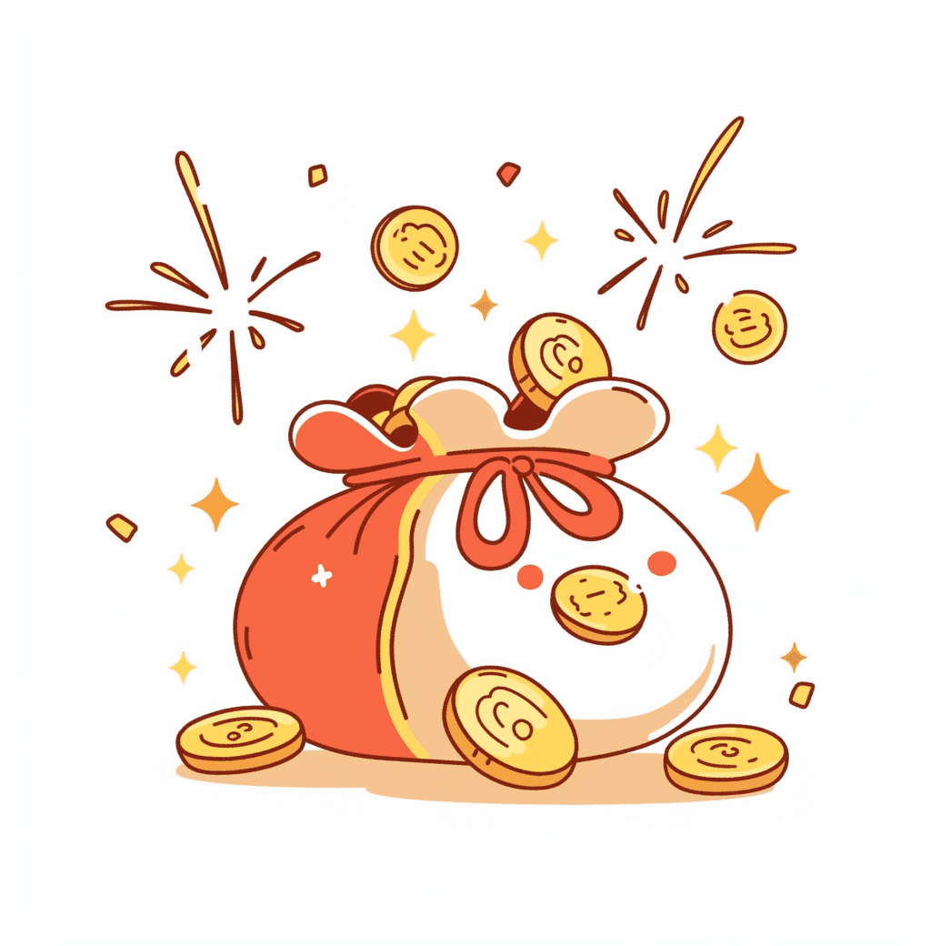 Money Bag Squad original repeating artwork