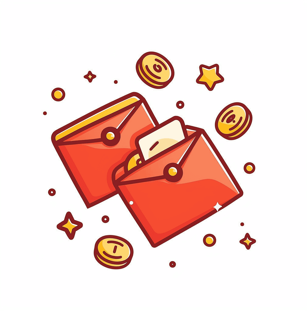 Red Envelope 001 original repeating artwork