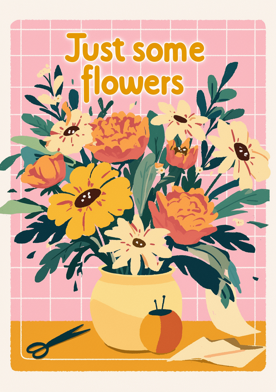 Blossom 658 original repeating artwork