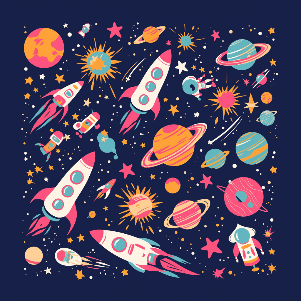 Planet Prism original repeating artwork