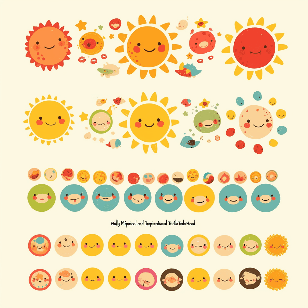 Sun Bounce original repeating artwork