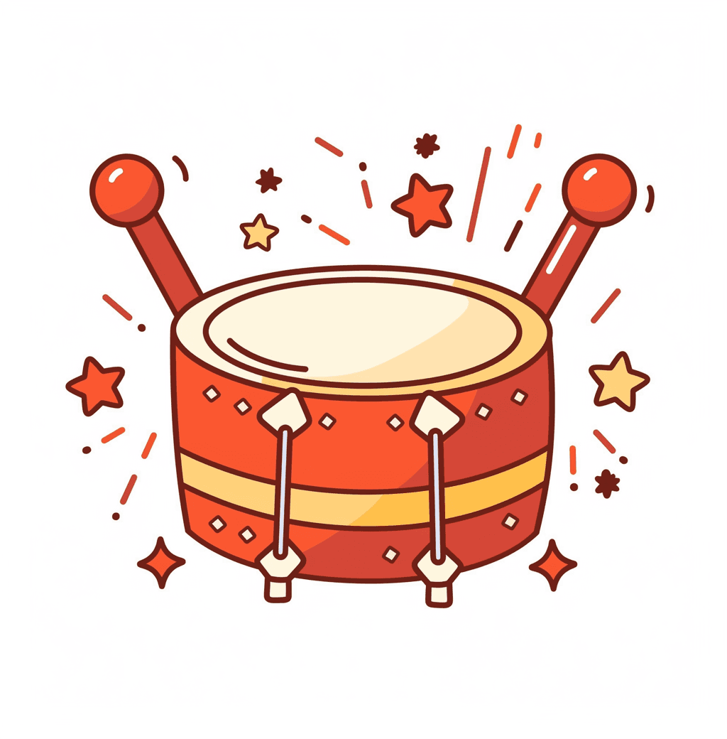 Drum Tribe original repeating artwork