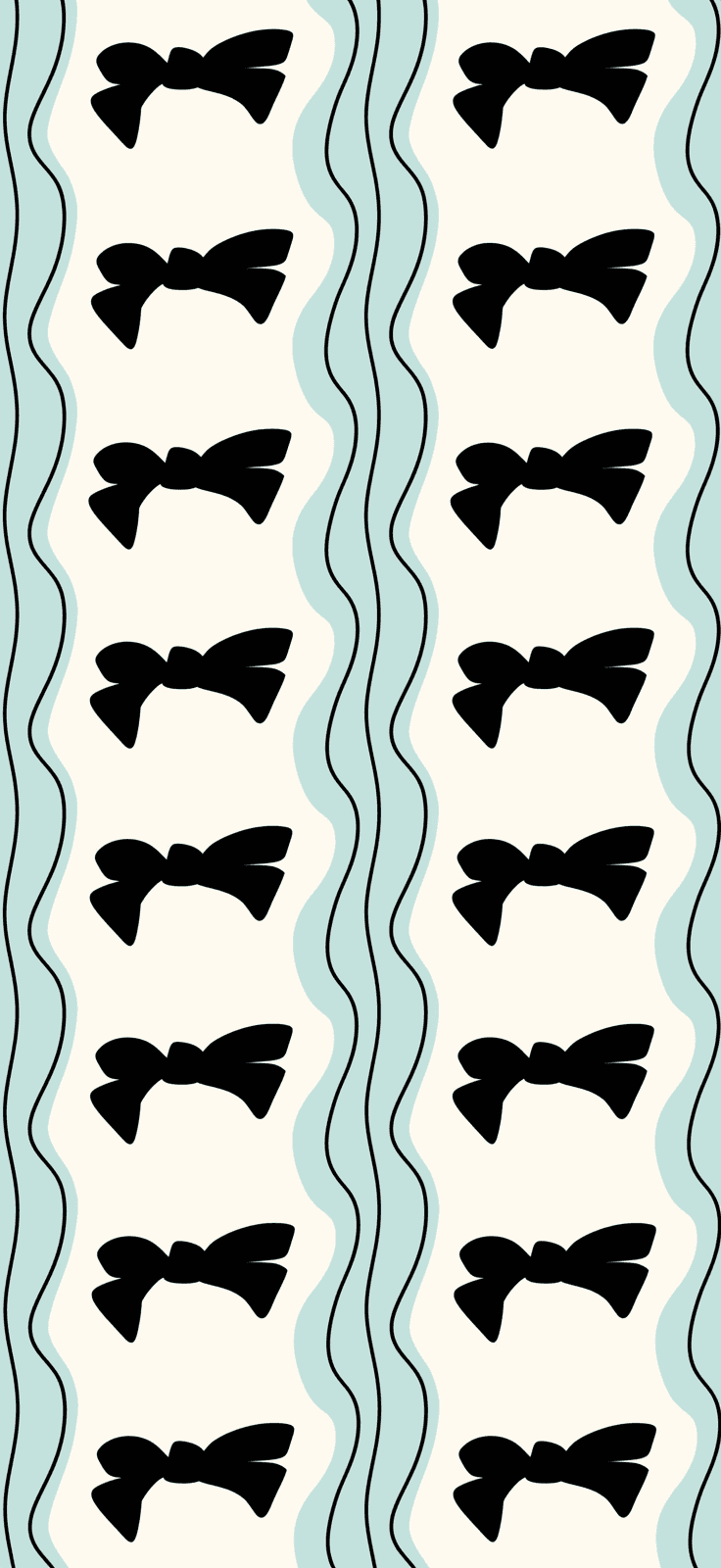 Bow Team original repeating artwork
