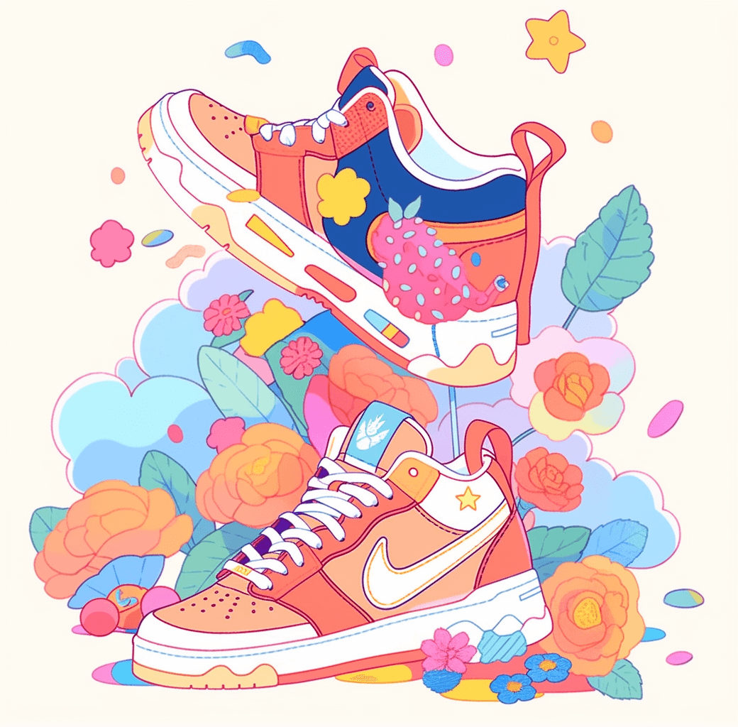 Shoe Pals original repeating artwork