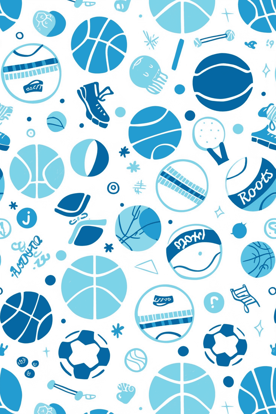 Basketball 014 original repeating artwork