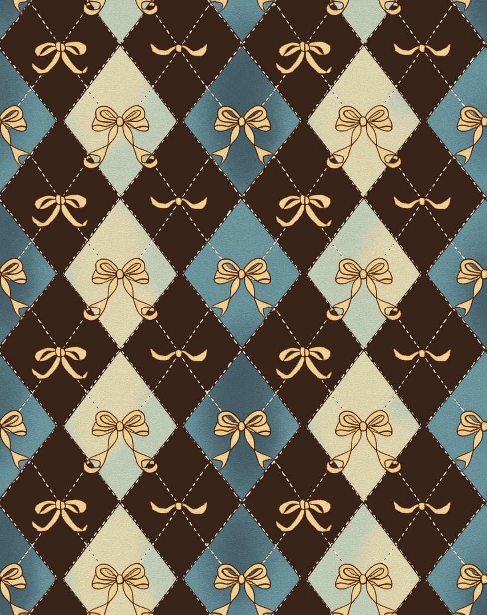Bow Rhythm original repeating artwork