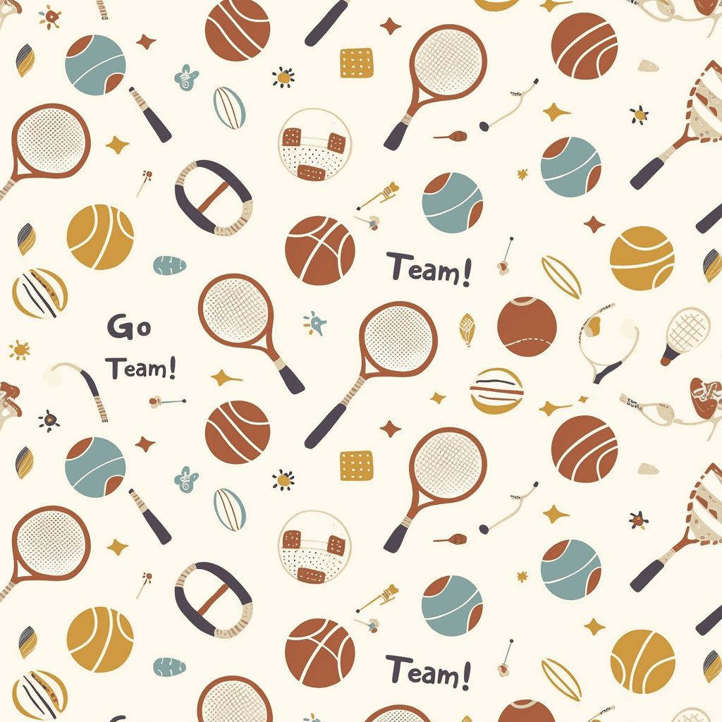 Tennis 157 original repeating artwork