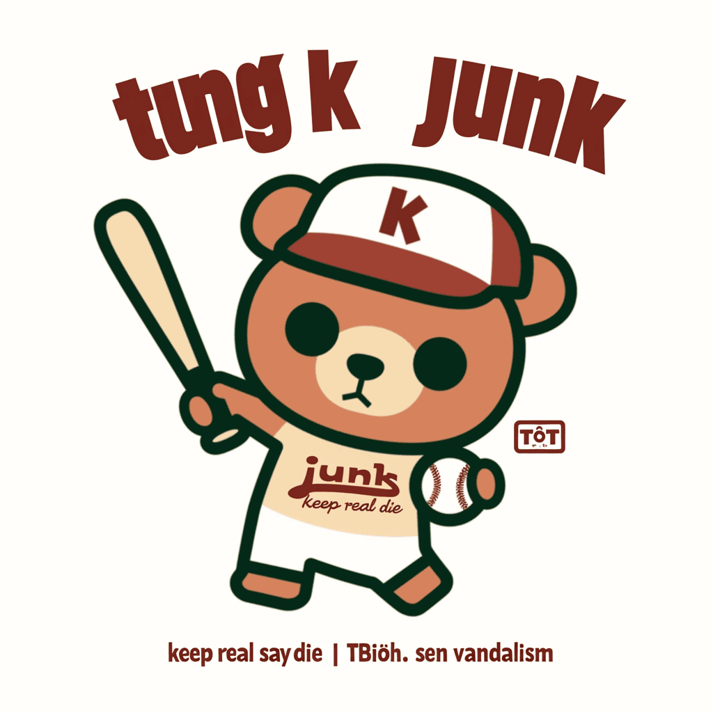 Baseball Spring original repeating artwork